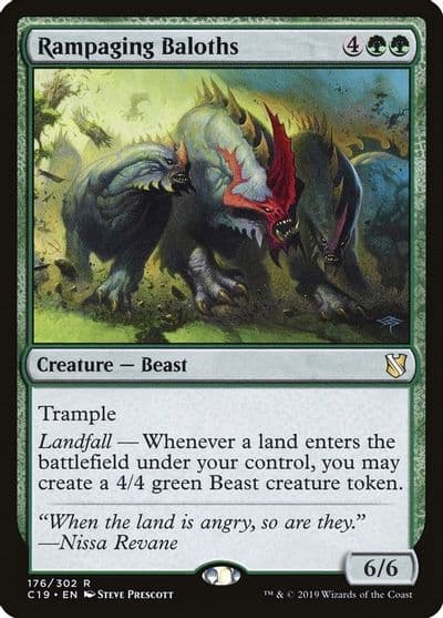 Rampaging Baloths Commander 2019 Magic card