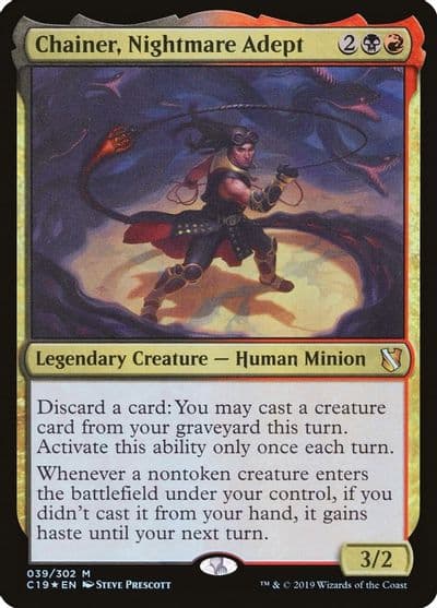 Chainer Nightmare Adept Commander 2019 Magic card