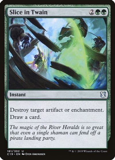 Slice in Twain Commander 2019 Magic card