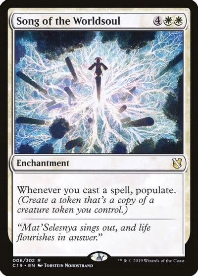 Song of the Worldsoul Commander 2019 Magic card