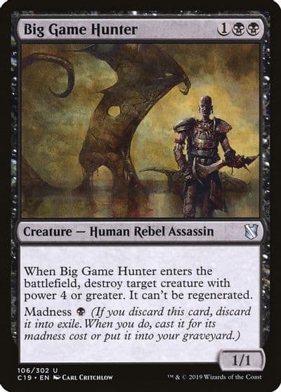 Big Game Hunter Commander 2019 Magic card