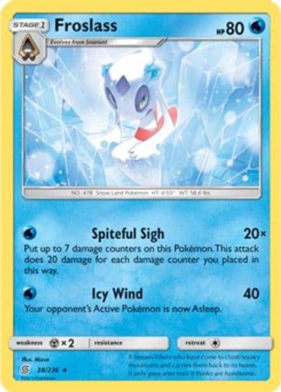 Froslass (SM Unified Minds) Deck Exclusives Pokemon card