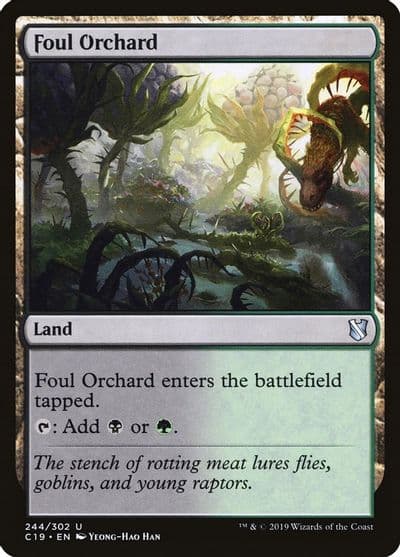 Foul Orchard Commander 2019 Magic card