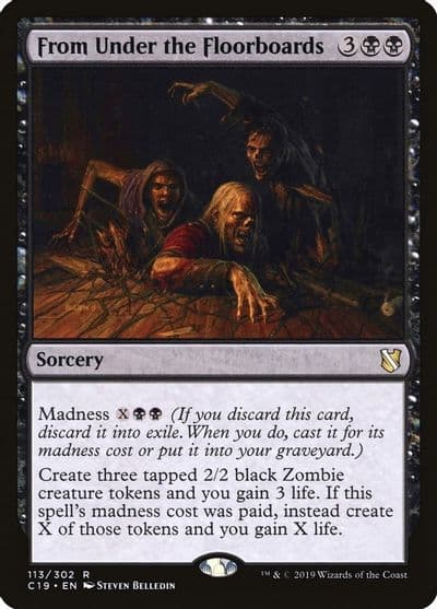 From Under the Floorboards Commander 2019 Magic card