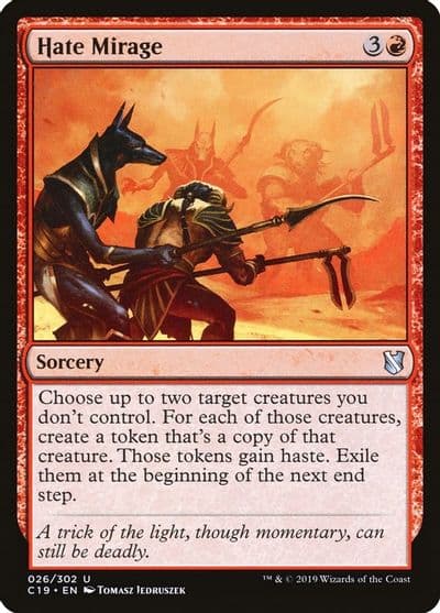 Hate Mirage Commander 2019 Magic card