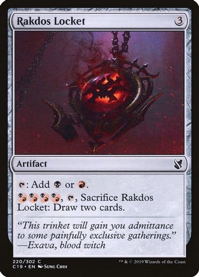 Rakdos Locket Commander 2019 Magic card