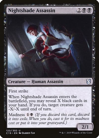 Nightshade Assassin Commander 2019 Magic card