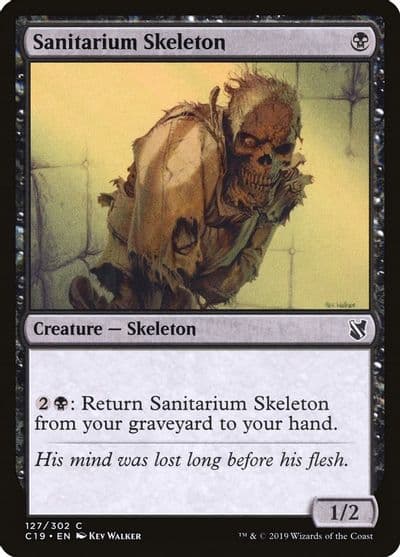 Sanitarium Skeleton Commander 2019 Magic card