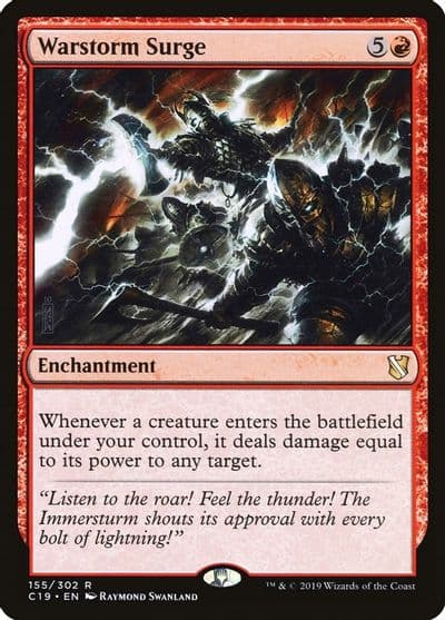 Warstorm Surge Commander 2019 Magic card