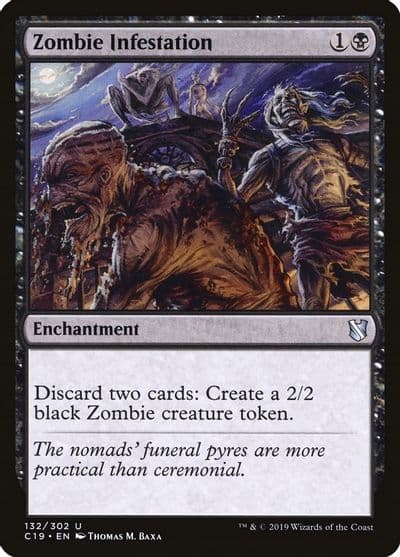 Zombie Infestation Commander 2019 Magic card