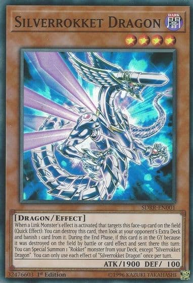Silverrokket Dragon Structure Deck: Rokket Revolt Yu-Gi-Oh! card