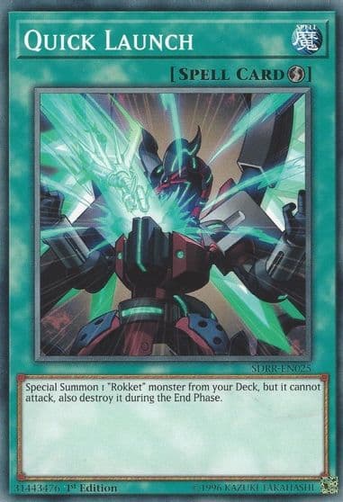 Quick Launch Structure Deck: Rokket Revolt Yu-Gi-Oh! card