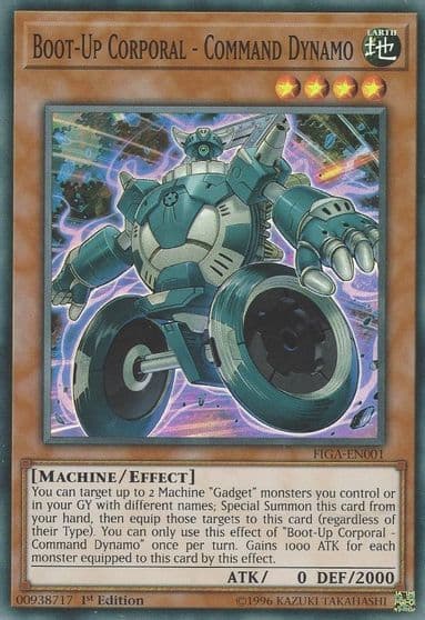 Boot Up Corporal Command Dynamo Fists of the Gadgets Yu-Gi-Oh! card