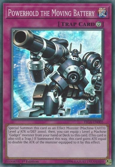 Powerhold the Moving Battery Fists of the Gadgets Yu-Gi-Oh! card