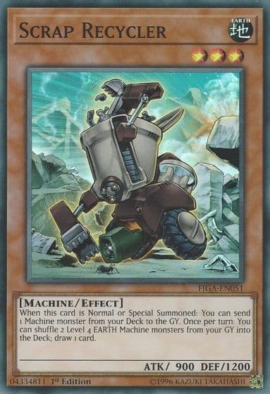 Scrap Recycler Fists of the Gadgets Yu-Gi-Oh! card