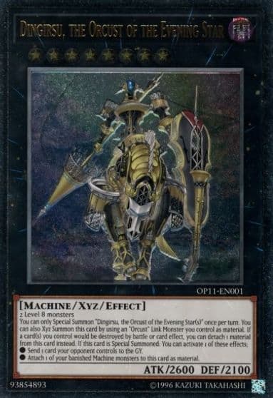 Dingirsu the Orcust of the Evening Star UTR OTS Tournament Pack 11 Yu-Gi-Oh! card