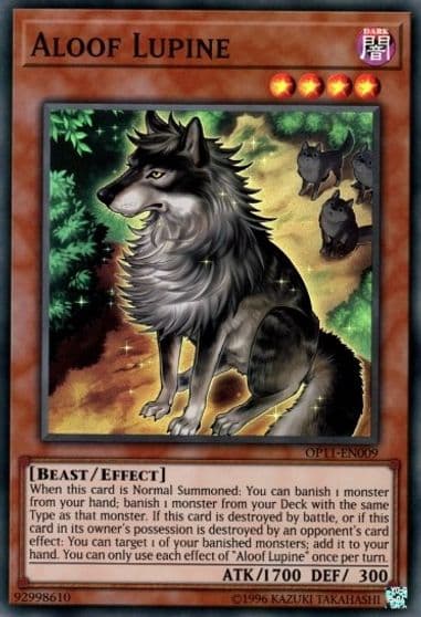 Aloof Lupine OTS Tournament Pack 11 Yu-Gi-Oh! card