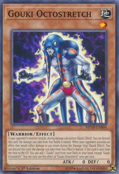 Gouki Octostretch 2019 Gold Sarcophagus Tin Mega Pack Yu-Gi-Oh! card