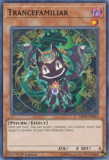 Trancefamiliar 2019 Gold Sarcophagus Tin Mega Pack Yu-Gi-Oh! card
