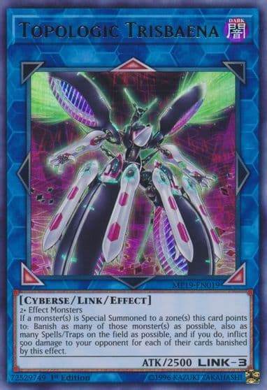 Topologic Trisbaena 2019 Gold Sarcophagus Tin Mega Pack Yu-Gi-Oh! card