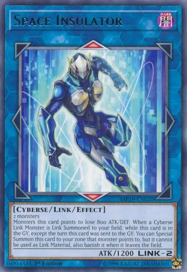 Space Insulator 2019 Gold Sarcophagus Tin Mega Pack Yu-Gi-Oh! card