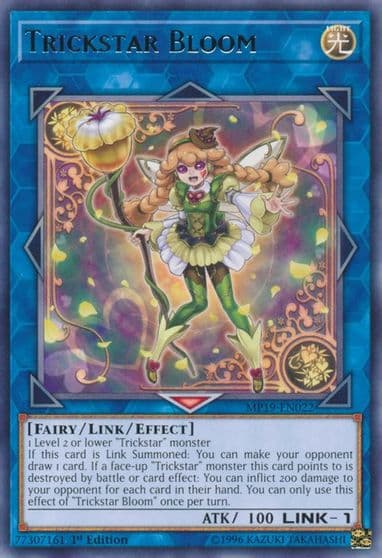 Trickstar Bloom 2019 Gold Sarcophagus Tin Mega Pack Yu-Gi-Oh! card
