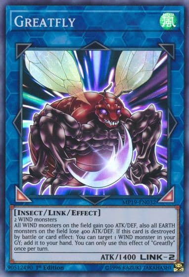 Greatfly 2019 Gold Sarcophagus Tin Mega Pack Yu-Gi-Oh! card