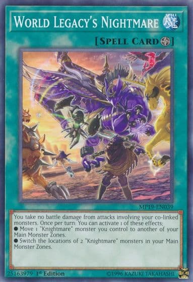 World Legacys Nightmare 2019 Gold Sarcophagus Tin Mega Pack Yu-Gi-Oh! card