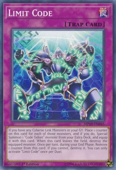Limit Code 2019 Gold Sarcophagus Tin Mega Pack Yu-Gi-Oh! card
