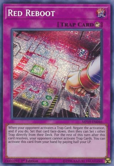 Red Reboot 2019 Gold Sarcophagus Tin Mega Pack Yu-Gi-Oh! card