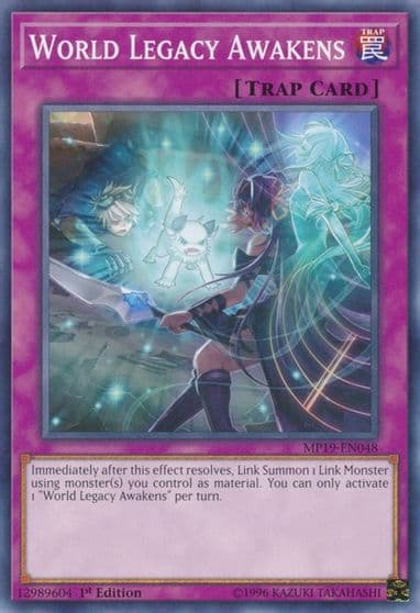 World Legacy Awakens 2019 Gold Sarcophagus Tin Mega Pack Yu-Gi-Oh! card