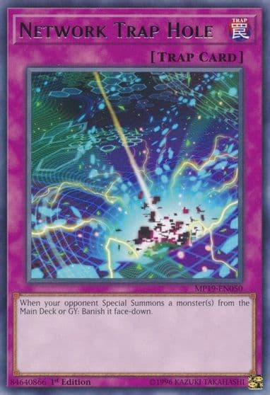 Network Trap Hole 2019 Gold Sarcophagus Tin Mega Pack Yu-Gi-Oh! card
