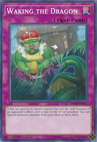 Waking the Dragon 2019 Gold Sarcophagus Tin Mega Pack Yu-Gi-Oh! card