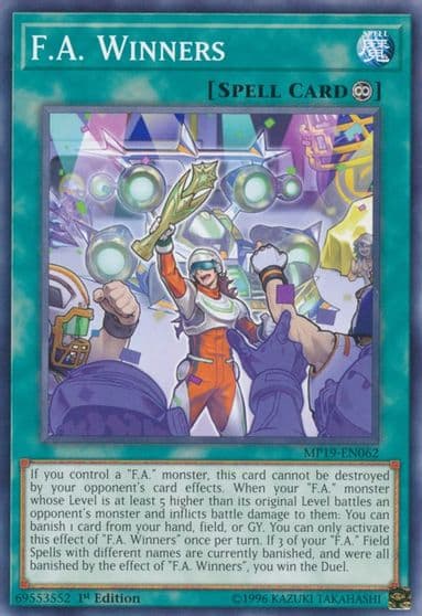FA Winners 2019 Gold Sarcophagus Tin Mega Pack Yu-Gi-Oh! card