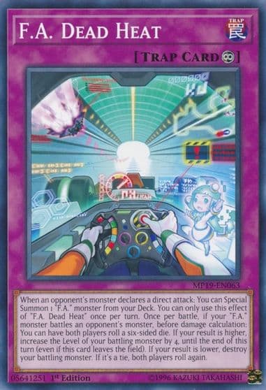 FA Dead Heat 2019 Gold Sarcophagus Tin Mega Pack Yu-Gi-Oh! card