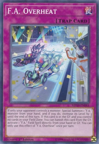 FA Overheat 2019 Gold Sarcophagus Tin Mega Pack Yu-Gi-Oh! card