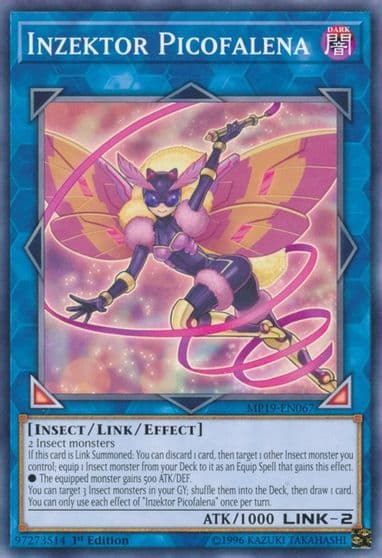 Inzektor Picofalena 2019 Gold Sarcophagus Tin Mega Pack Yu-Gi-Oh! card
