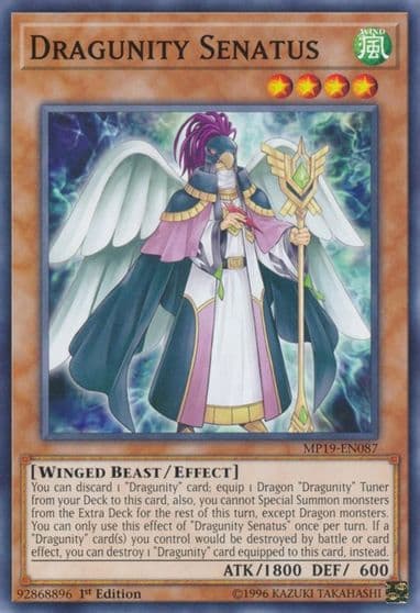 Dragunity Senatus 2019 Gold Sarcophagus Tin Mega Pack Yu-Gi-Oh! card