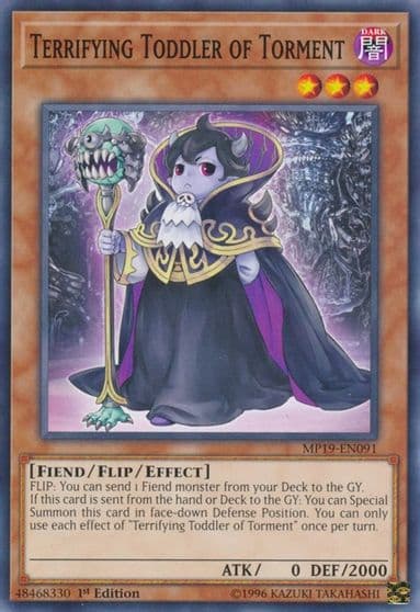 Terrifying Toddler of Torment 2019 Gold Sarcophagus Tin Mega Pack Yu-Gi-Oh! card