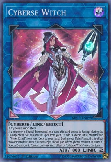 Cyberse Witch 2019 Gold Sarcophagus Tin Mega Pack Yu-Gi-Oh! card
