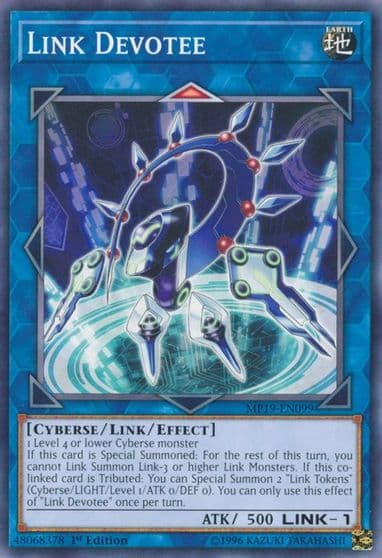 Link Devotee 2019 Gold Sarcophagus Tin Mega Pack Yu-Gi-Oh! card