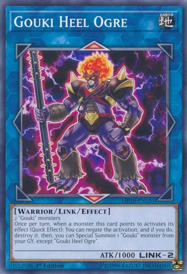 Gouki Heel Ogre 2019 Gold Sarcophagus Tin Mega Pack Yu-Gi-Oh! card