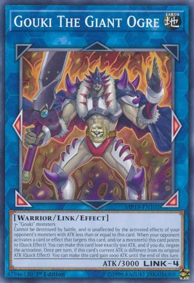 Gouki The Giant Ogre 2019 Gold Sarcophagus Tin Mega Pack Yu-Gi-Oh! card