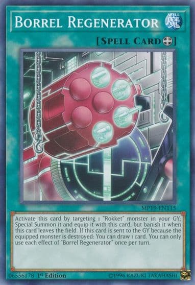 Borrel Regenerator 2019 Gold Sarcophagus Tin Mega Pack Yu-Gi-Oh! card