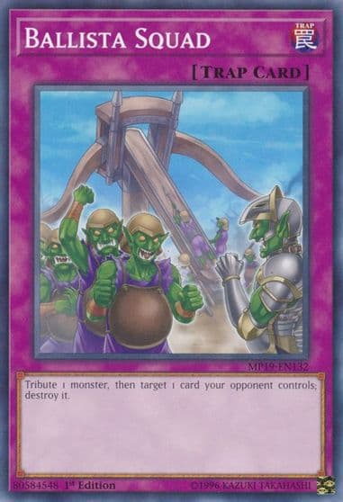 Ballista Squad 2019 Gold Sarcophagus Tin Mega Pack Yu-Gi-Oh! card