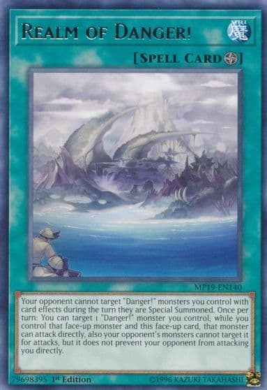 Realm of Danger 2019 Gold Sarcophagus Tin Mega Pack Yu-Gi-Oh! card