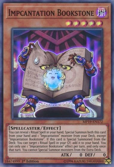 Impcantation Bookstone 2019 Gold Sarcophagus Tin Mega Pack Yu-Gi-Oh! card