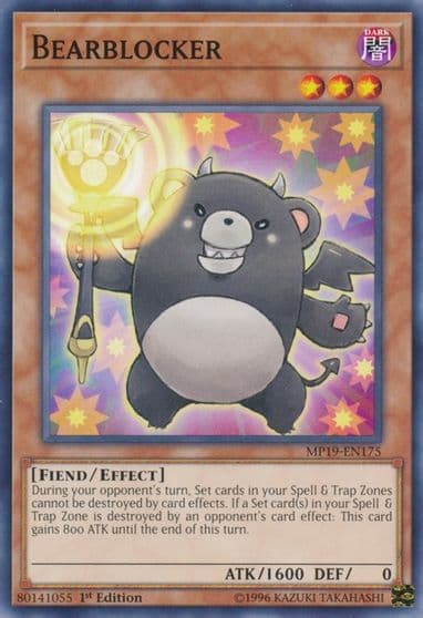 Bearblocker 2019 Gold Sarcophagus Tin Mega Pack Yu-Gi-Oh! card
