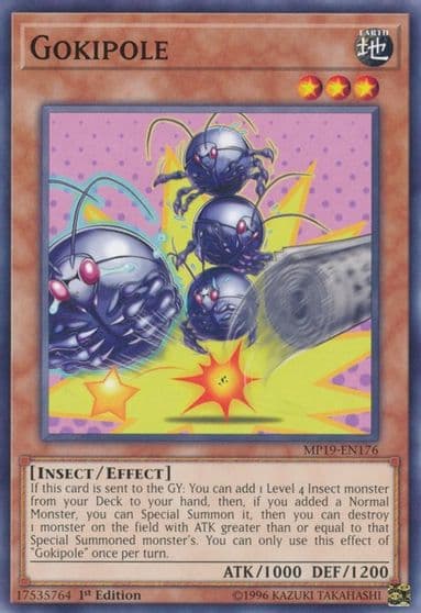 Gokipole 2019 Gold Sarcophagus Tin Mega Pack Yu-Gi-Oh! card
