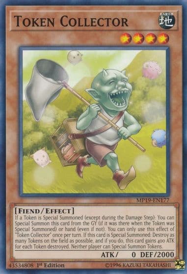 Token Collector 2019 Gold Sarcophagus Tin Mega Pack Yu-Gi-Oh! card